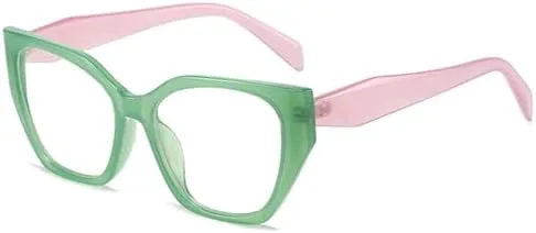 

Ретро-солнцезащитные очки Polygon для женщин, модные двухцветные очки с защитой от УФ-излучения UV400 для мужчин, прозрачные линзы Ocean MTZJH, Green Purple Clear