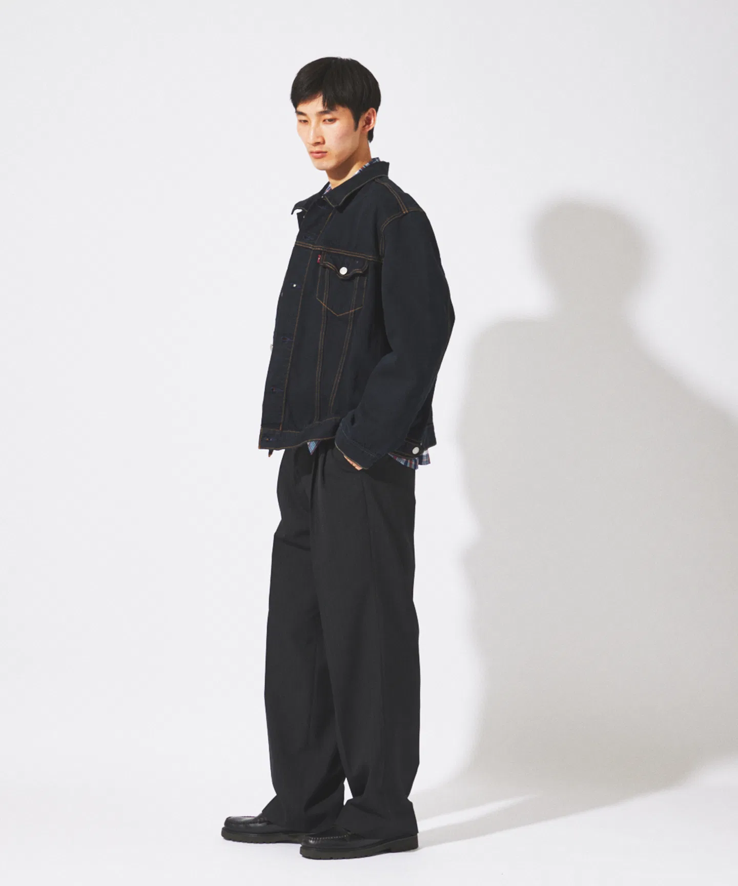 Куртка-тракер LEVI'S® Type 3, окрашенная в технике Overdyed Custom — фото 4