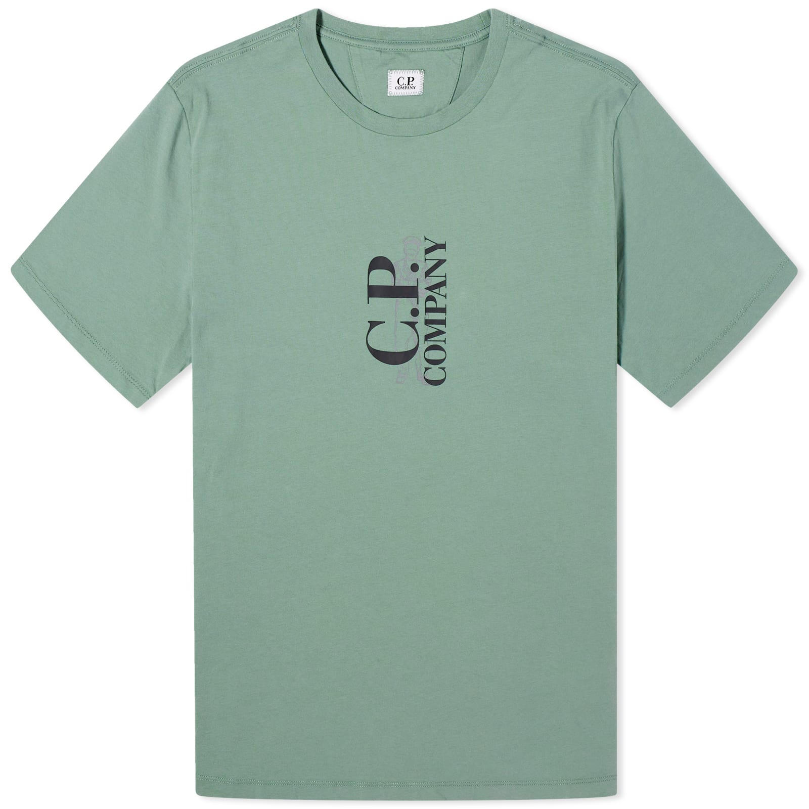 

Футболка C.P. Company Sailor Logo T-Shirt, цвет Green Bay