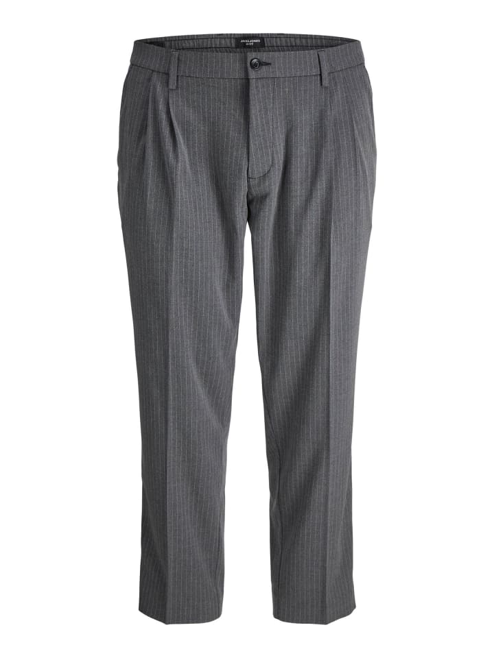 

Брюки чинос JACK & JONES PLUS, темно-серый
