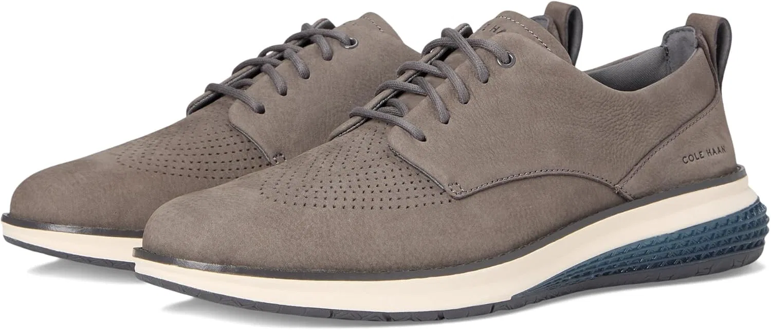 Мужские оксфорды Cole Haan Originalgrand Energyweave с гладким носком, Storm Cloud Nubuck Indian Teal Ivory