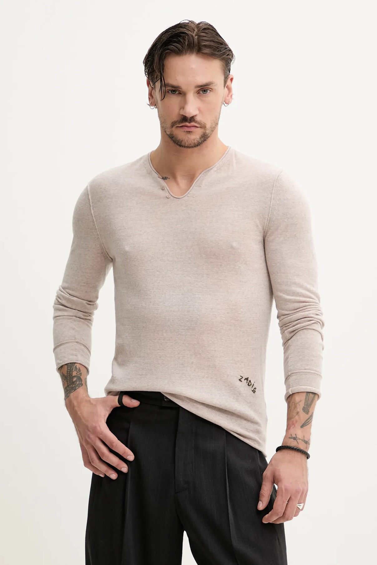 

Шерстяной свитер Zadig&Voltaire, бежевый