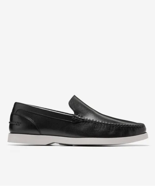 Мужские лоферы из натуральной кожи American Classics Hampton COLE HAAN чёрные