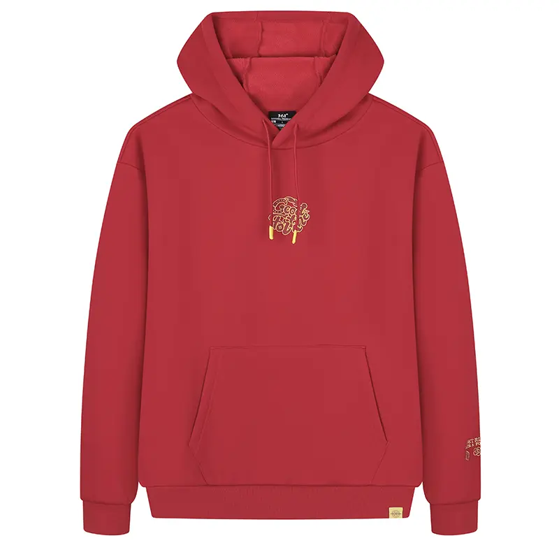 

361° Свитшот Unisex University Red с капюшоном Moderate Regular