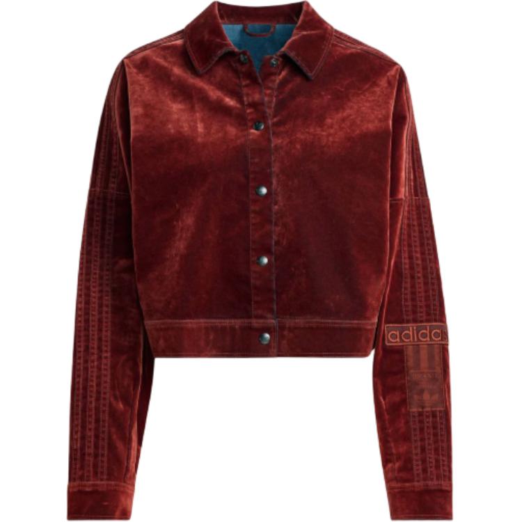 

Adidas Originals Куртка женская из щеточной саржи, Bright Ochre Red