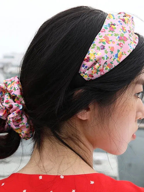 Повязка на голову Sharon Flower Hairband_Pink — фото 3