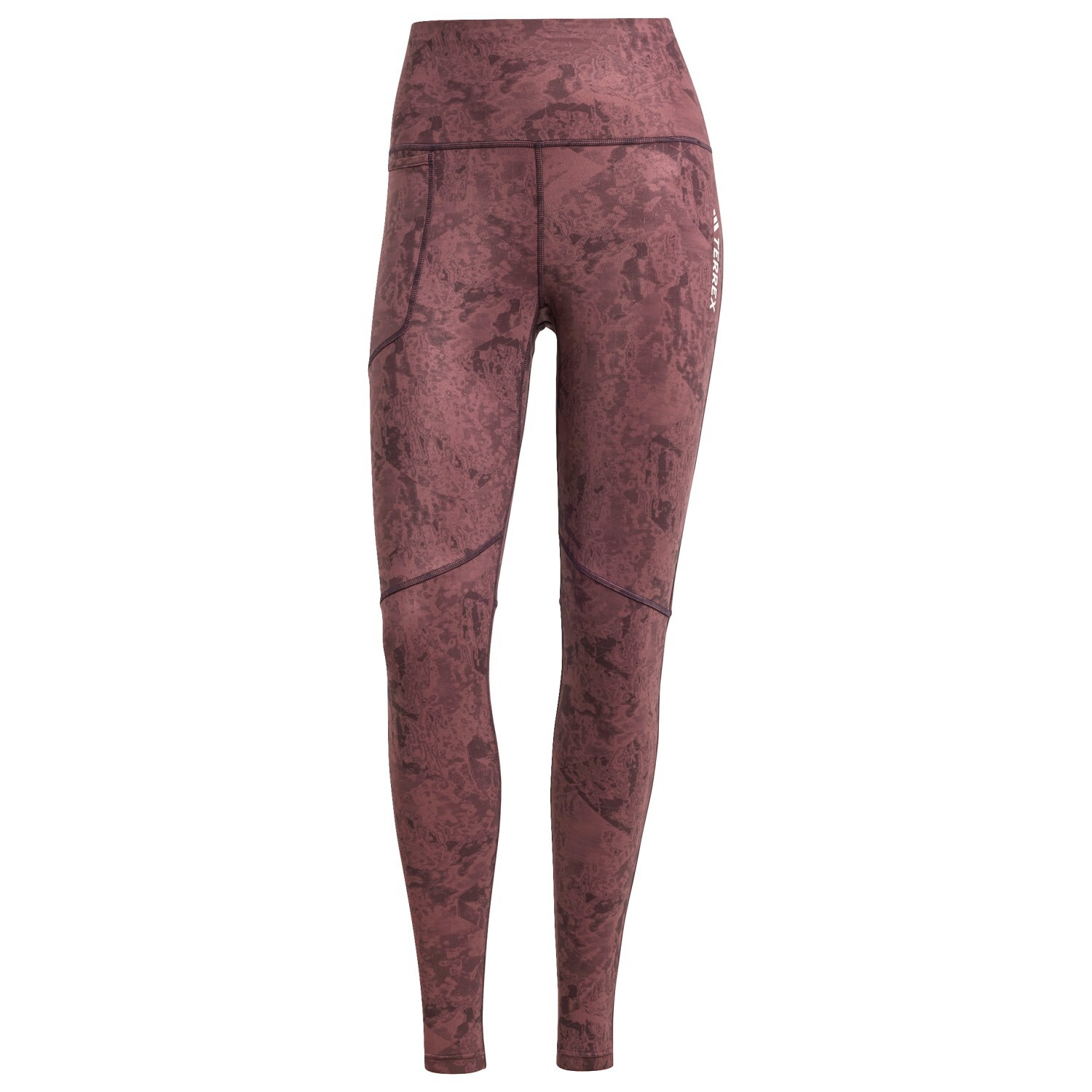 

Тайтсы Adidas Terrex Terrex Multi All Over Printed Tights, цвет Quiet Crimson
