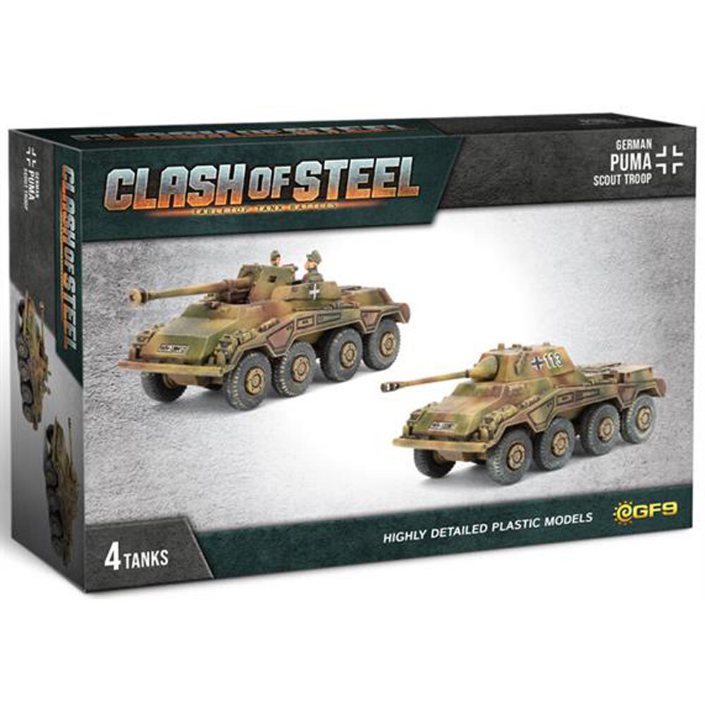 

Миниатюра Gale Force 9 Clash of Steel: German - Puma Scout Troop