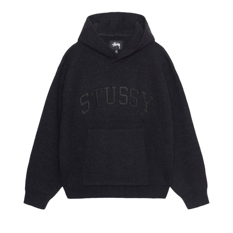 

Худи Stussy Felt Patch Knit Hoodie, Black