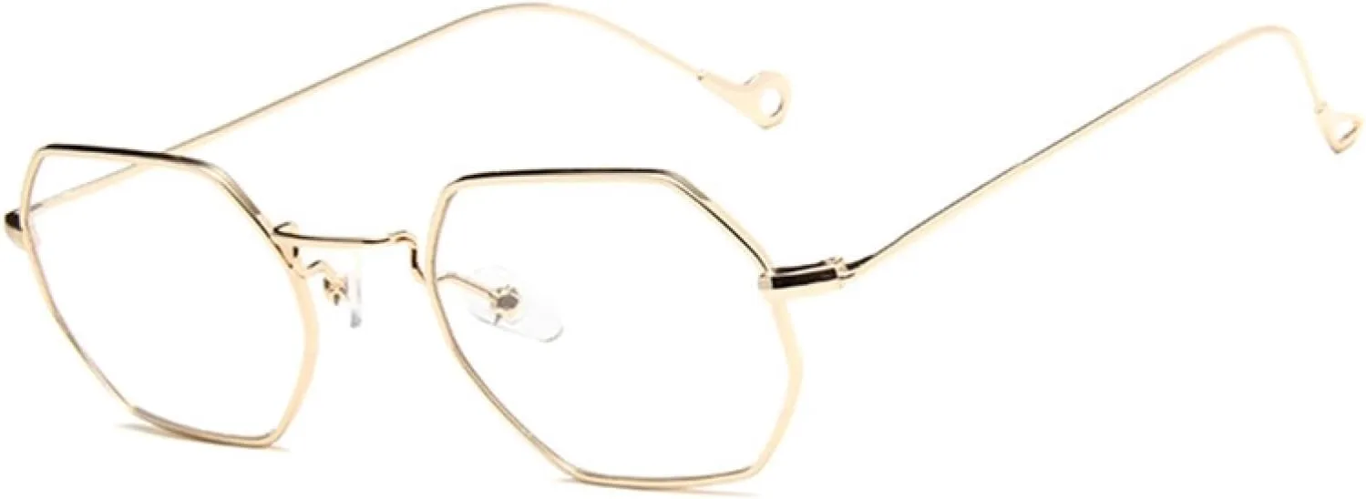 

Маленькие восьмиугольные солнцезащитные очки для мужчин и женщин, летние и весенние очки в плоской оправе DSVIGF, 16