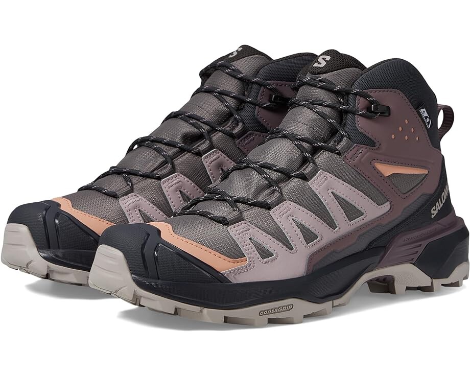 

Походная обувь Salomon X Ultra 360 Mid CSWP, цвет Plum Kitten