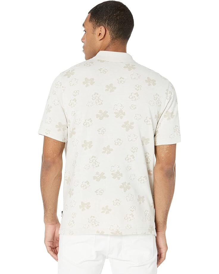 

Поло Ted Baker Tyssen Flower Jacquard Polo, экрю