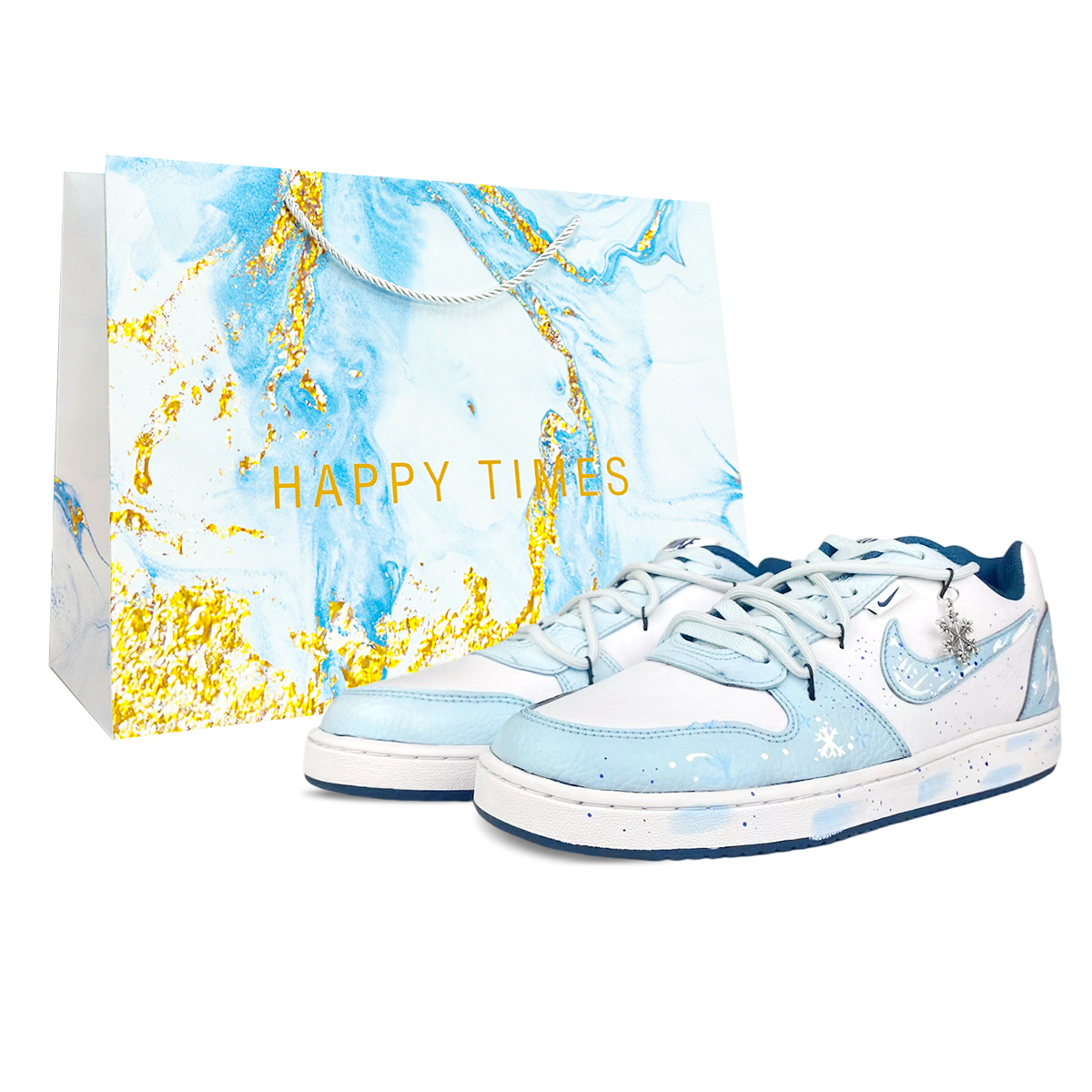 

Nike Eberson bnk icy shadow амортизирующие, износостойкие низкие кроссовки для скейтбординга мужские blue white
