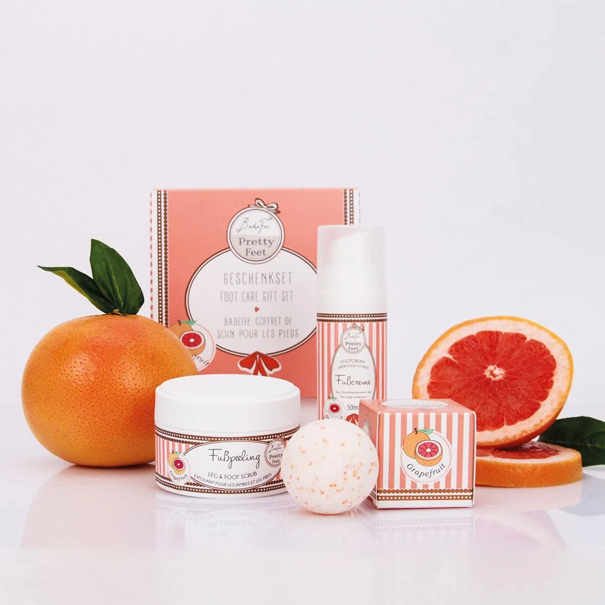 Подарочный набор для ухода за ногами BadeFee Pretty Feet Grapefruit Badefee — фото 2