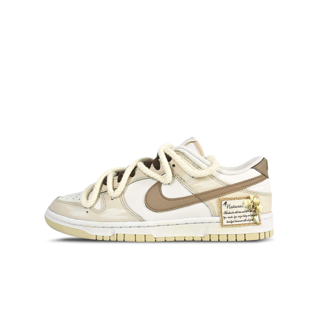 

Кроссовки для скейтбординга Dunk мужские, низкие, коричневый Nike