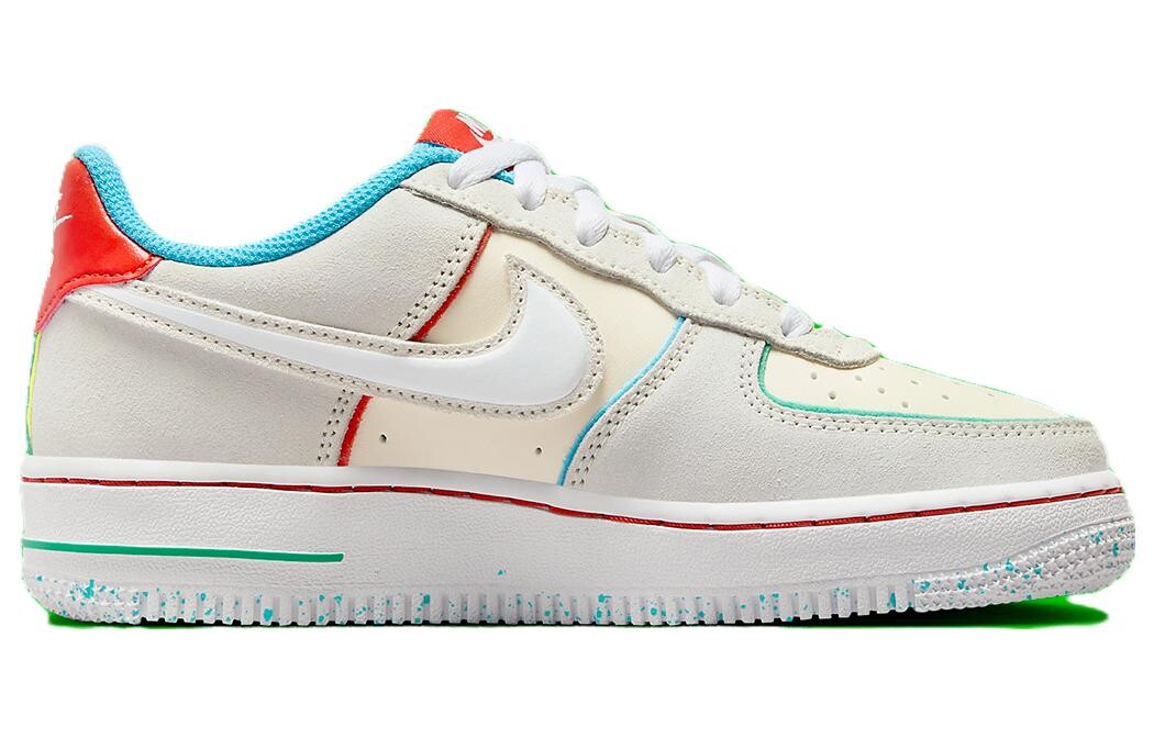 Праздничное печенье Air Force 1 Low LV8 GS Nike, цвет Gray White — фото 3