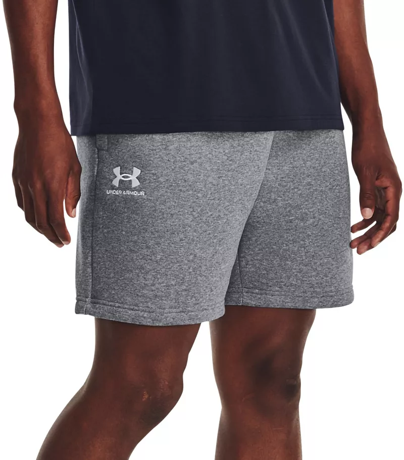 

Мужские флисовые шорты Under Armour Icon, цвет Pitch Gray Medium Heather