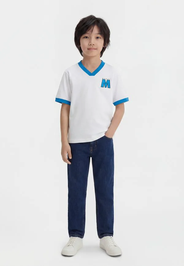 Футболка унисекс с принтом Marni, White/Marine
