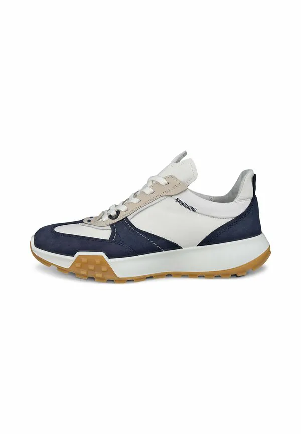 Ретро кроссовки Ecco, Marine/Gravel/White