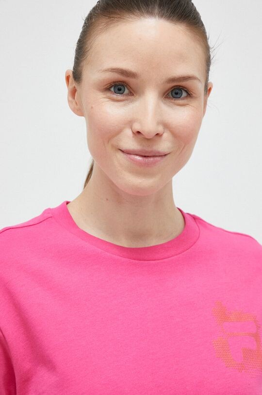 

Футболка из хлопка Fila, розовый