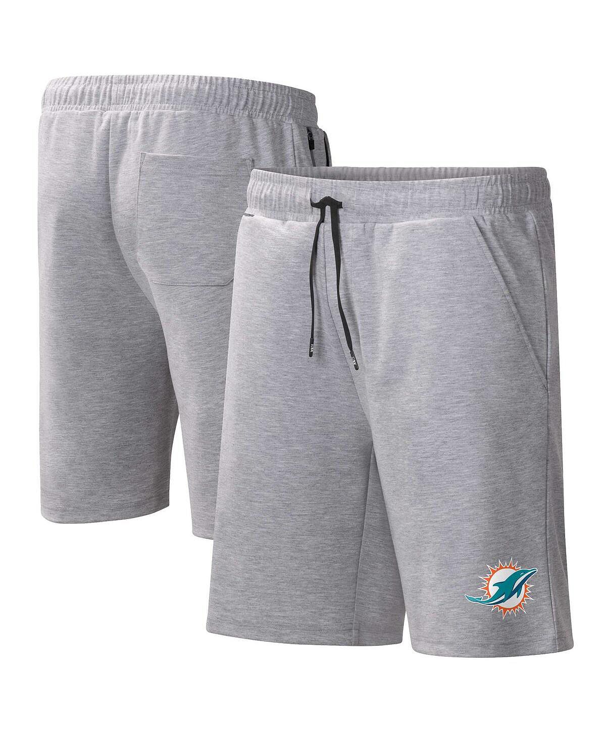 

Мужские шорты для тренировок Heather Grey Miami Dolphins MSX by Michael Strahan