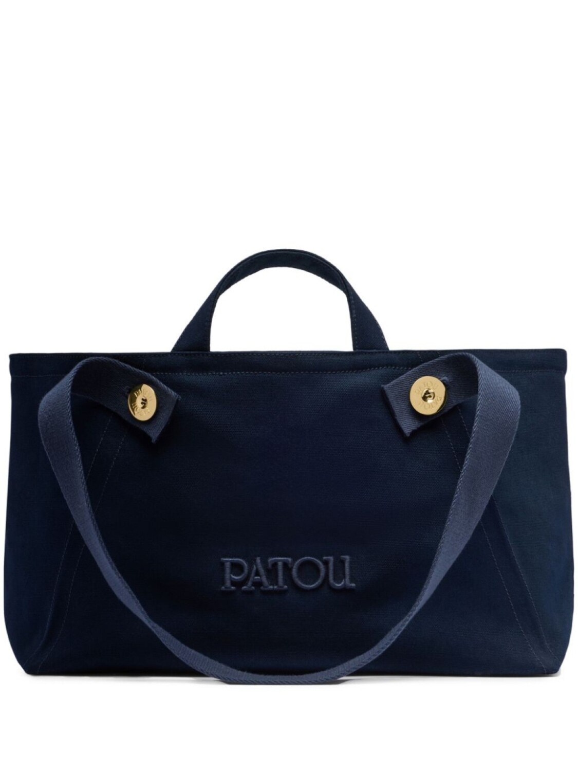 

Patou большая сумка-тоут Patou Trapeze, синий