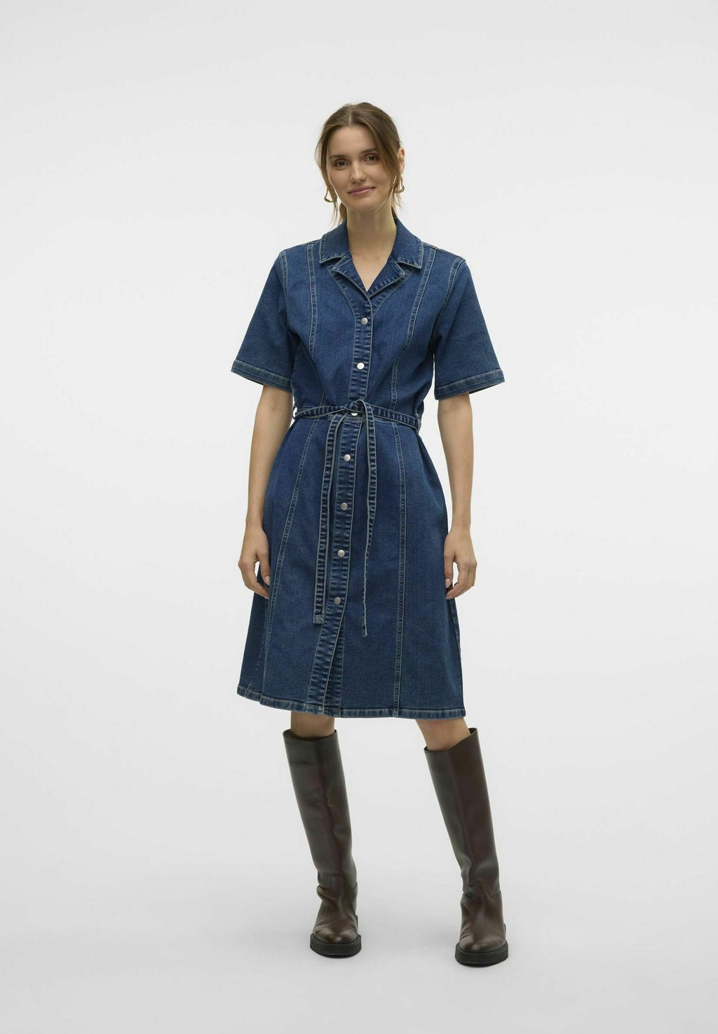 

Джинсовое платье VMADAYA MIDI Vero Moda, деним