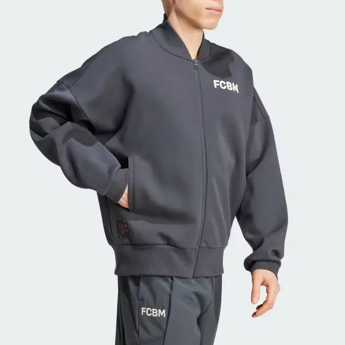 Куртка Бавария Мюнхен Мужская Серая Adidas, серый — фото 4