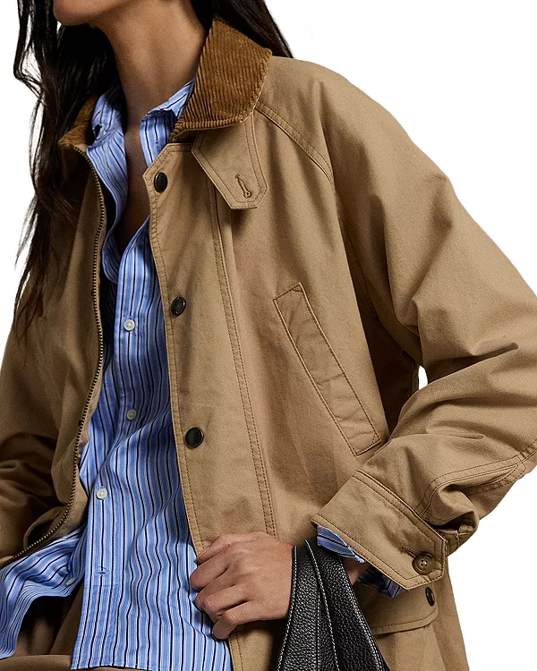 Хлопковая рабочая куртка Ralph Lauren, бежевый — фото 3