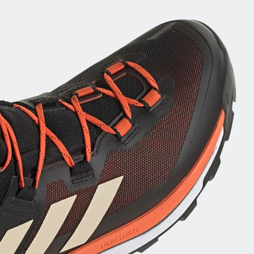 Мужские походные кроссовки Adidas Terrex Skychaser Tech Gore-TEX, черный/оранжевый — фото 3