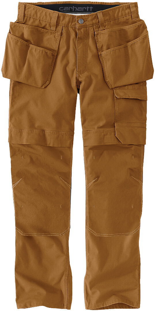 

Брюки Carhartt Relaxed Straight Steel Rugged Flex Ripstop Double-Front Cargo Pants, коричневый