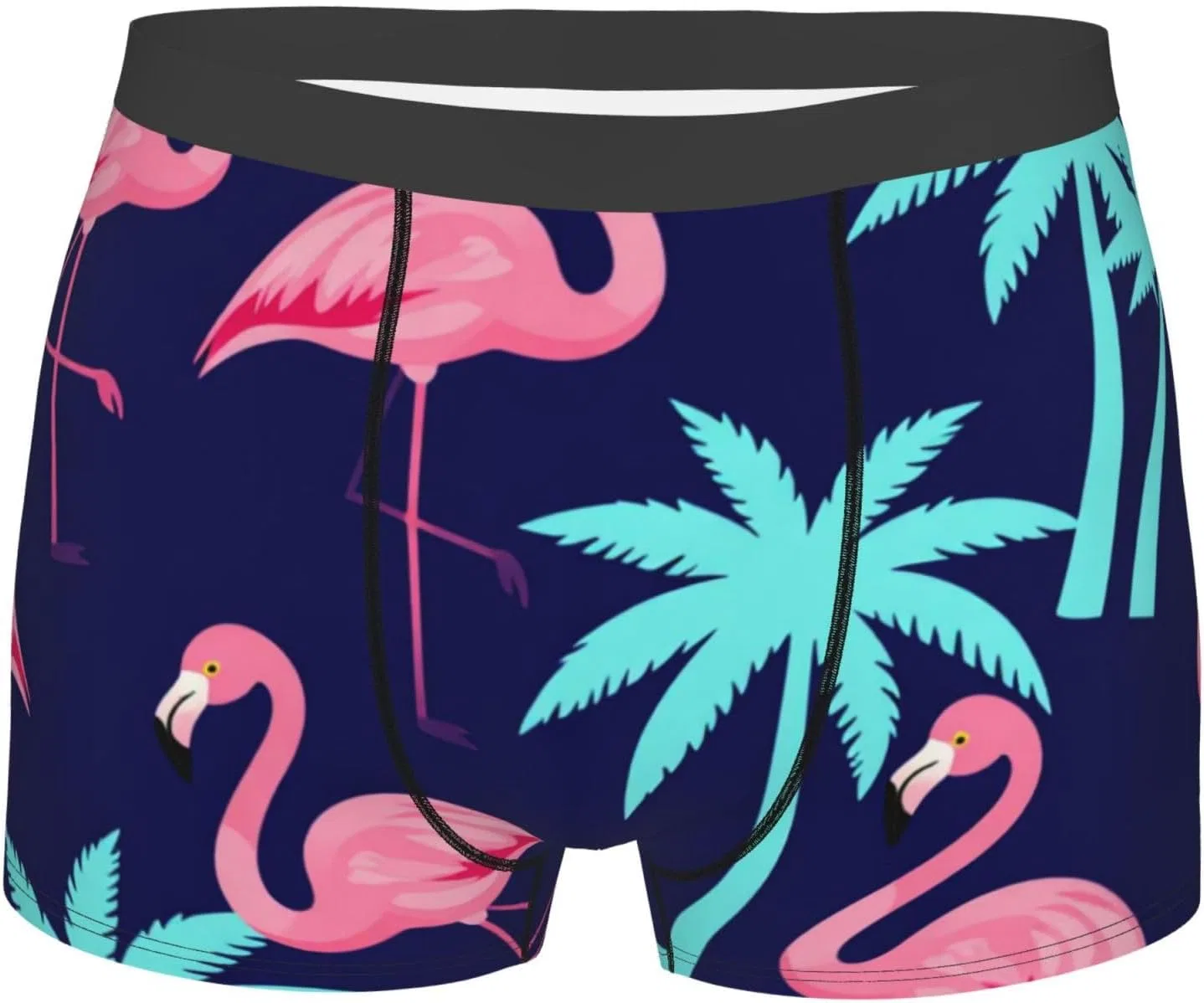 Боксеры с принтом Flamingo Palm Tree, Flamingo Palm Tree 1