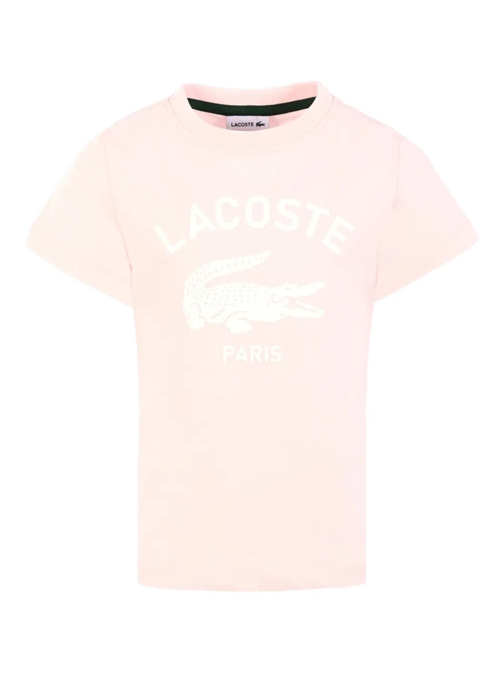 

Футболка с логотипом Lacoste Kids, розовый