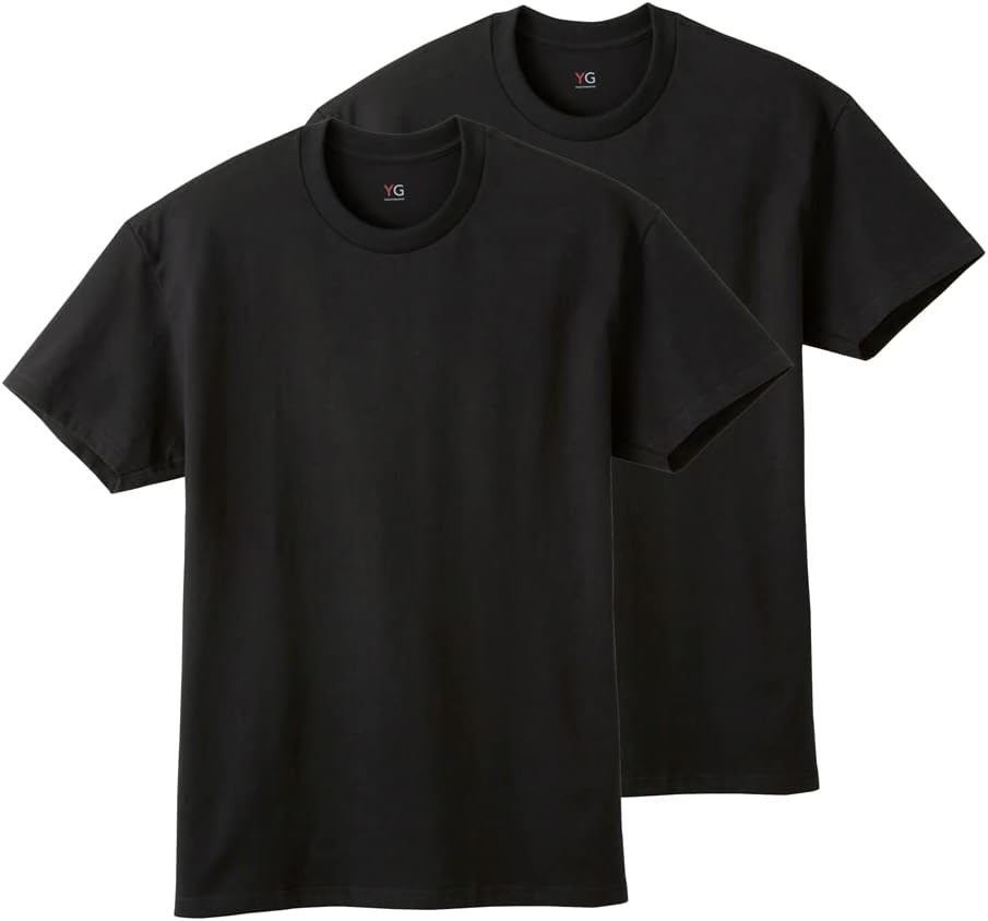 

Футболки GUNZE с круглым вырезом YG, 100% хлопок, мужские, 2 шт