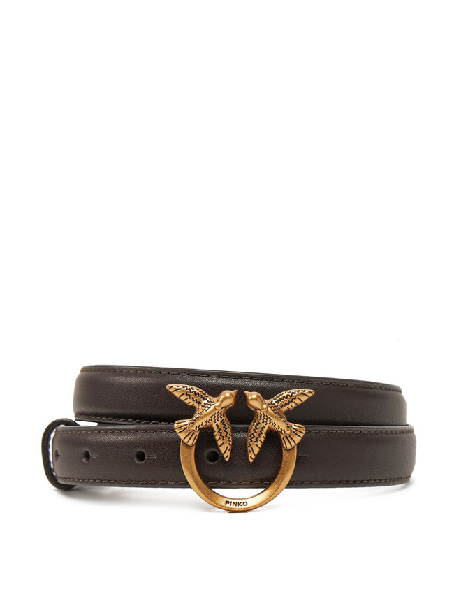 

Ремень PINKO Love Berry H2 Belt PE 25 PLT01 100143 A0F1, коричневый