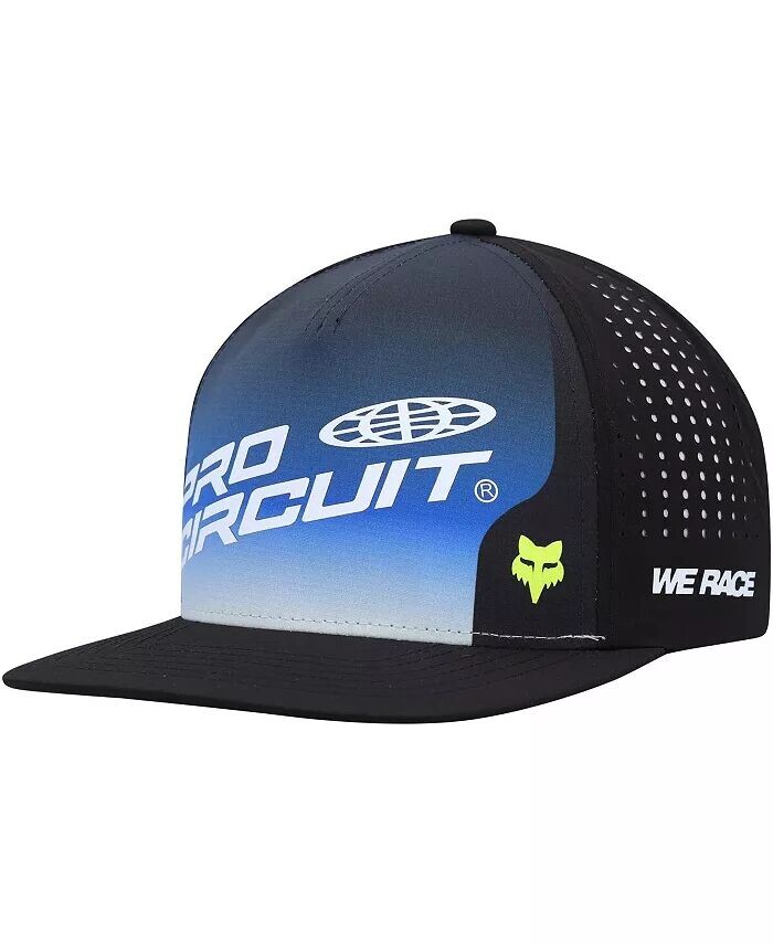 

Мужская синяя, черная регулируемая бейсболка Foyl Pro Circuit Snapback Fox