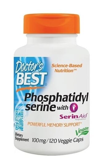 

Doctor's Best, Phosphatidyl Serine - Фосфатидилсерин 100 мг, 120 капсул. Inna marka