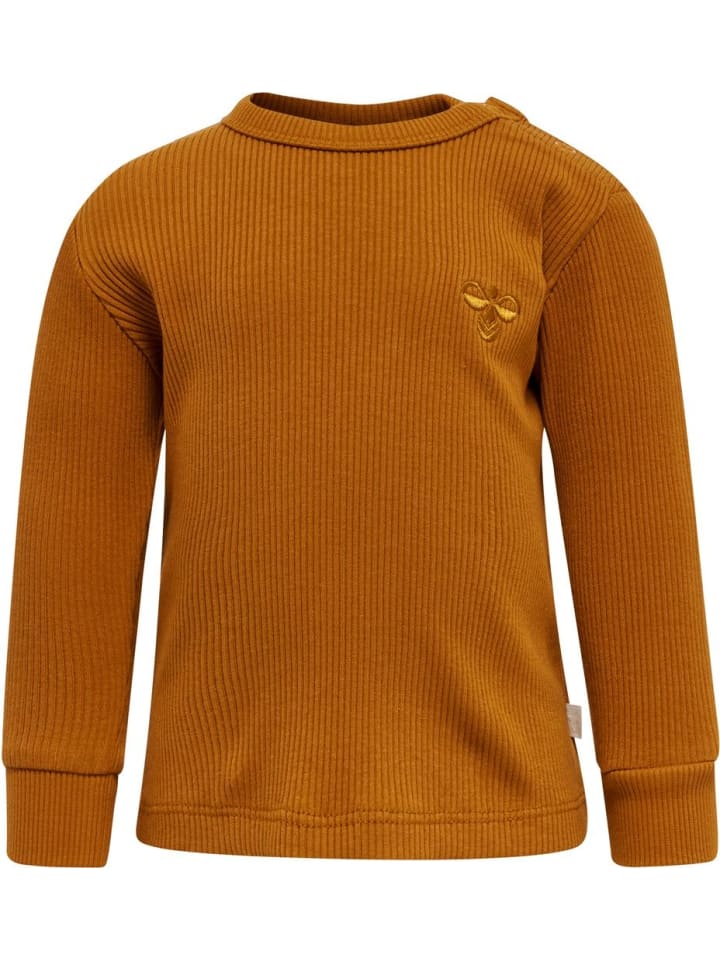

Детская футболка с длинным рукавом "Sami T-Shirt Longsleeve" оранжевого цвета Hummel