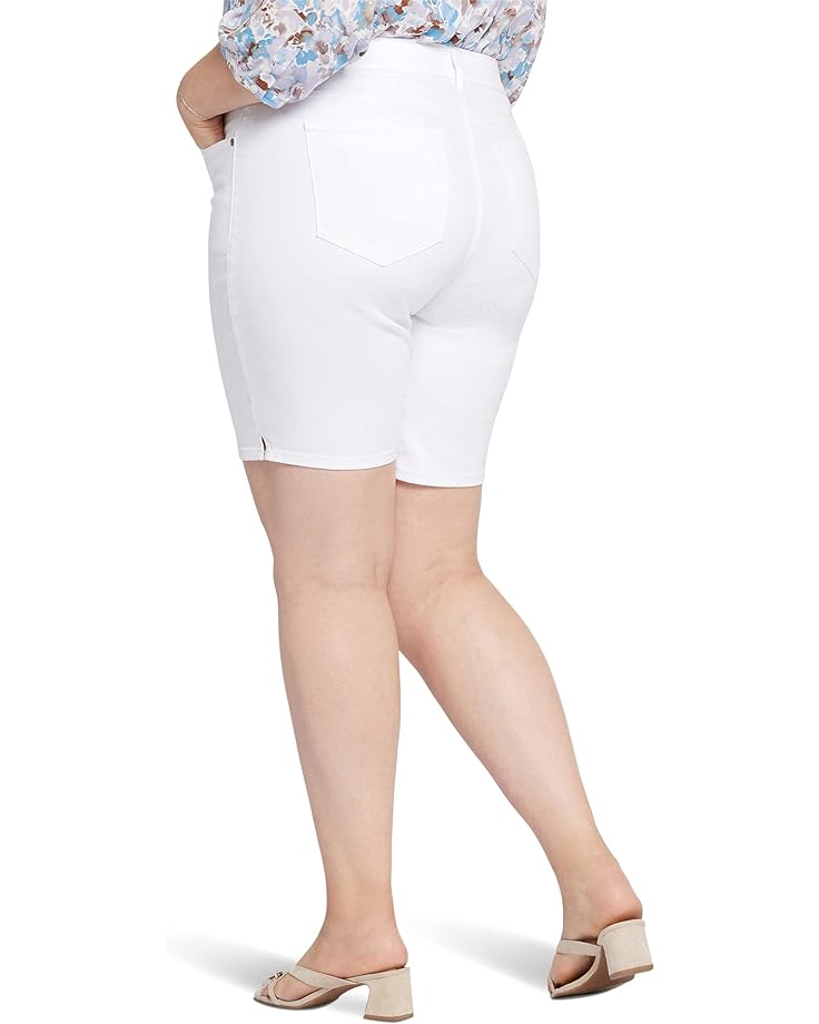 

Шорты NYDJ Plus Size Ella Shorts with Sideseam Slits in Optic White, цвет Optic White