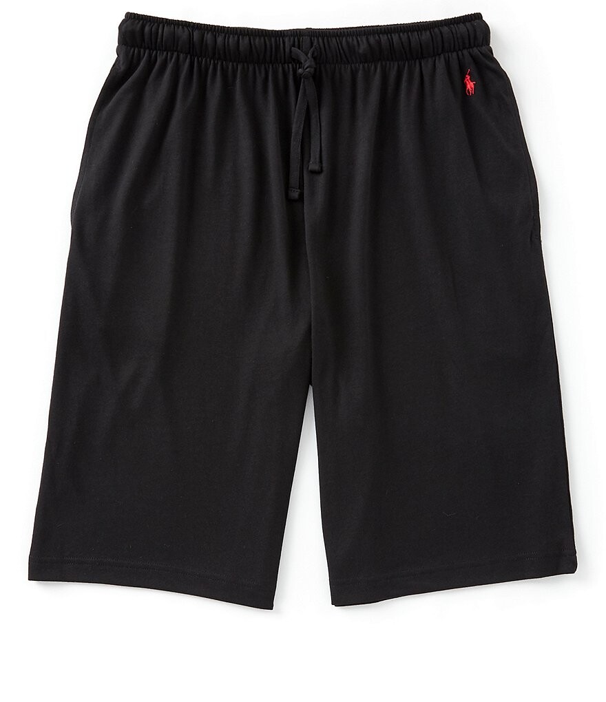 

Пижамные шорты высшего комфорта Polo Ralph Lauren Big & Tall, черный