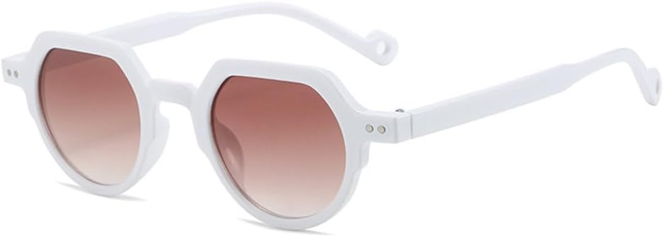 

Женские солнцезащитные очки в оправе «брови», модные солнцезащитные очки с заклепками, ретро-стиль, зеленый черепаховый цвет, панк-стиль, защита от ультрафиолета UV400 generic, White Brown