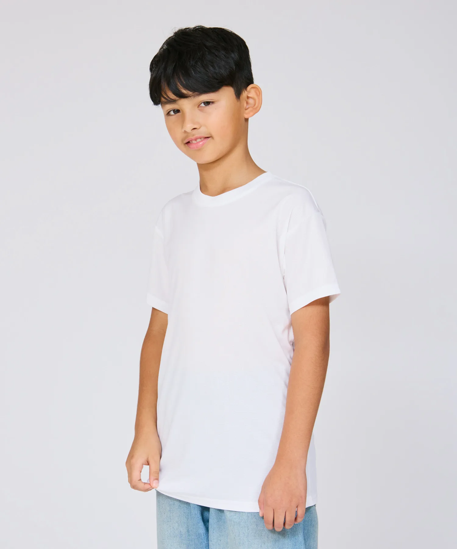 Детская футболка Hanes MOVES из полиэстера белая