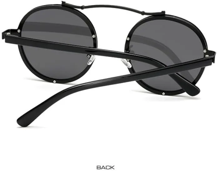 

8 популярных цветов для женщин: круглые солнцезащитные очки, винтажные мужские солнцезащитные очки в матовой оправе с защитой от УФ-излучения UV400 MTZJH, Blue Mirror