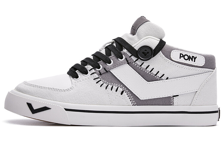 

Кроссовки PONY Atop Skateboarding Shoes Women's Low-top Gray, серый