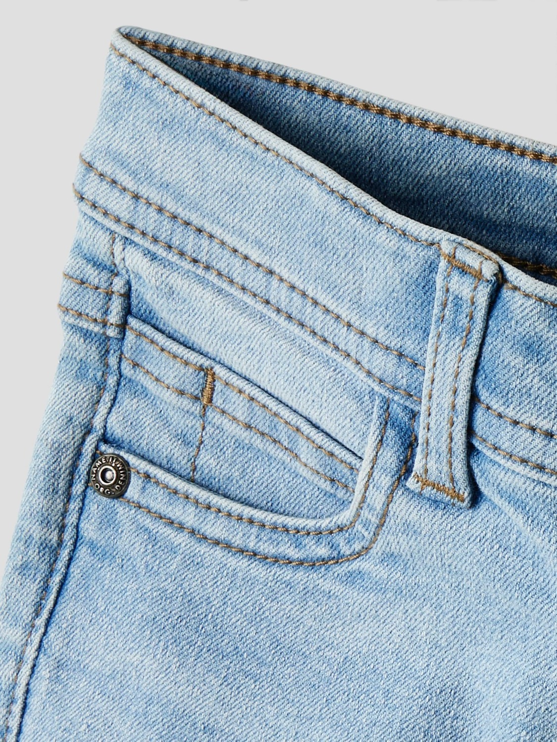 NAME IT Джинсы Slim fit 'NMMSilas' в светло-голубом цвете — фото 3