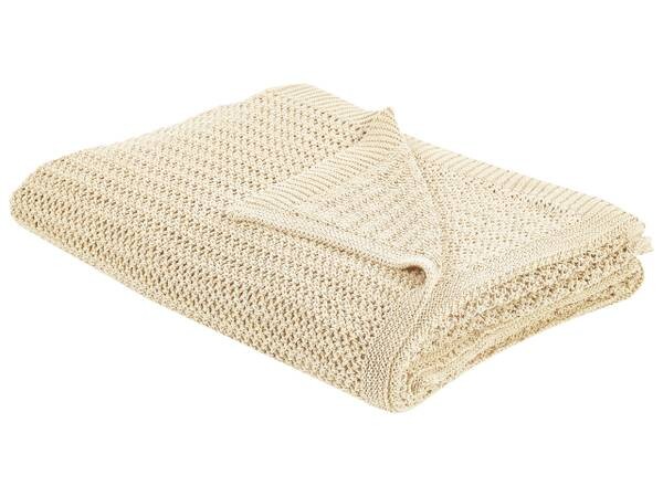 

Покрывало Beliani ILEN, 150x1x200 см, бежевый