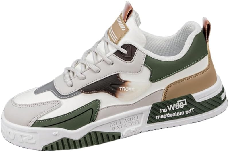 

Мужские кеды большого размера для скейтборда - повседневные кроссовки с широкой посадкой Fusecottc, белый