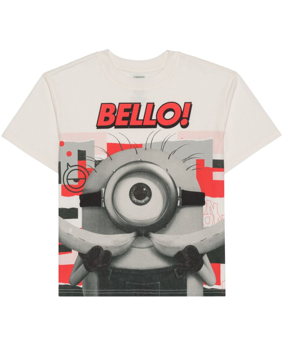 

Детская футболка с коротким рукавом "Банановые усы" для мальчиков 5-20 лет Despicable Me, Egret, Белый, Детская футболка с коротким рукавом "Банановые усы" для мальчиков 5-20 лет Despicable Me, Egret