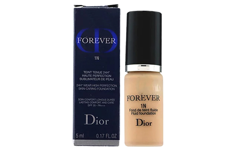 

DIOR Набор пробников жидкого тонального крема creamy long lasting radiance с длительным покрытием и выравниванием тона кожи, 5 мл