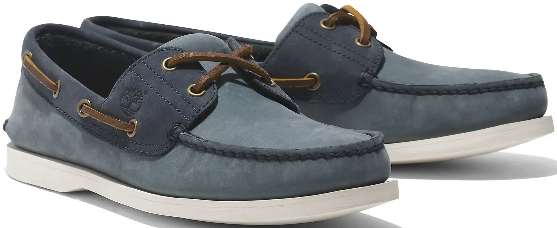 

Туфли-лодочки Timberland "Classic Boat 2 Eye", цвет Md Blue Nubu
